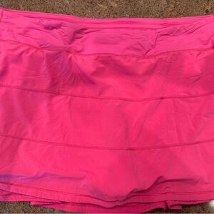 Lululemon tall size 18 tennis skort in sonic pink